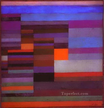  noche Obras - Noche de fuego Paul Klee